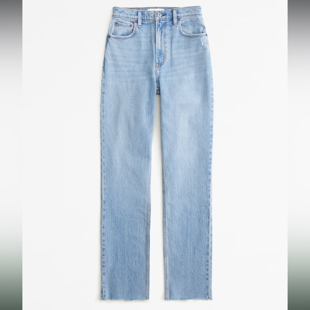 Abercrombie & Fitch 90s Slim Straight Ultra High Rise Jeans